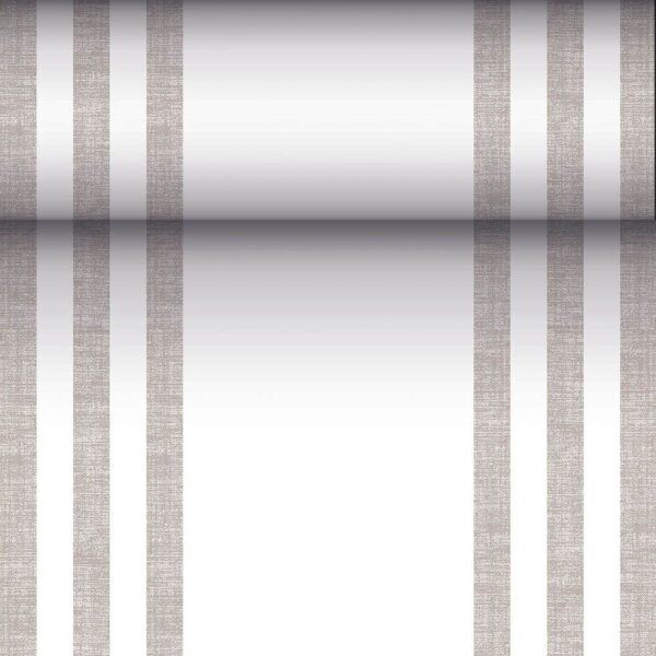 PAPSTAR Tischläufer ROYAL Collection 88755 grau, weiß 40,0 cm x 24,0 m, 1 Rolle