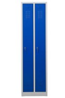Gürkan Spind lichtgrau, enzianblau 104652, 2...