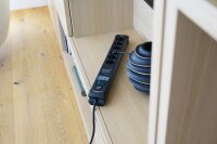 brennenstuhl Premium-Line 6-fach Steckdosenleiste mit Überspannungsschutz 3,0 m schwarz