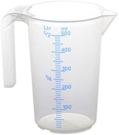 hünersdorff Messbecher transparent