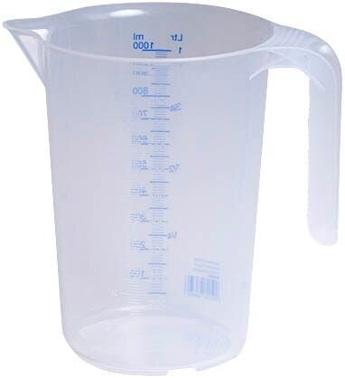 hünersdorff Messbecher transparent