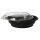 STARPAK Einweg-Salatschalen Snap It schwarz 1000,0 ml, 25 St.