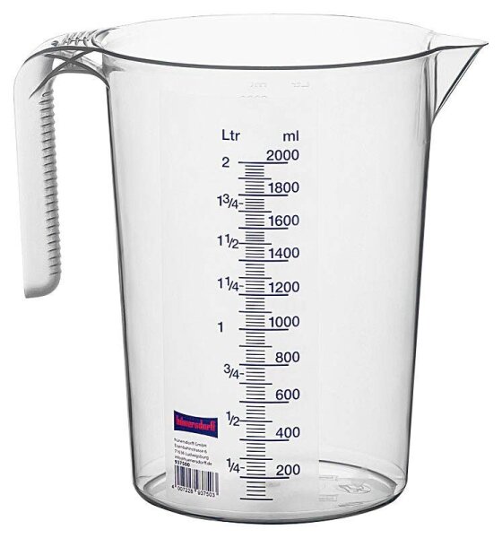 hünersdorff Messbecher transparent