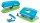 Rapid Locher und Heftgeräte Set Mini blau/grün