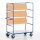 Rollcart Etagenwagen 08-7807 blau 120,0 x 80,0 x 188,0 cm