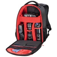 hama Fotorucksack Miami 190 Kunstfaser schwarz