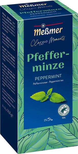 Meßmer Pfefferminze Tee 25 Portionen