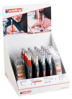 edding Display DIY Tieflochmarker-Bleistift weiß HB...