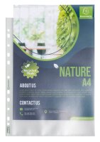 Exacompta Prospekthüllen Forever DIN A4 transparent genarbt 0,09 mm, 50 St.