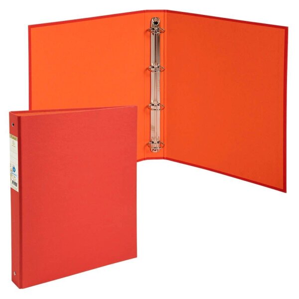 Exacompta Forever Ringbuch 4-Ringe rot 4,0 cm DIN A4, 1 St.