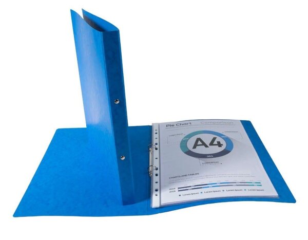 Exacompta Ringbuch 2-Ringe blau 2,0 cm DIN A4, 1 St.