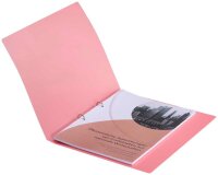 Exacompta Chromaline Pastell Ringbuch 2-Ringe korallrot 2,0 cm DIN A4, 1 St.