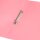 Exacompta Chromaline Pastell Ringbuch 2-Ringe korallrot 2,0 cm DIN A4, 1 St.