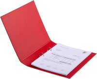 Exacompta Ringbuch 2-Ringe rot 4,0 cm DIN A4, 1 St.