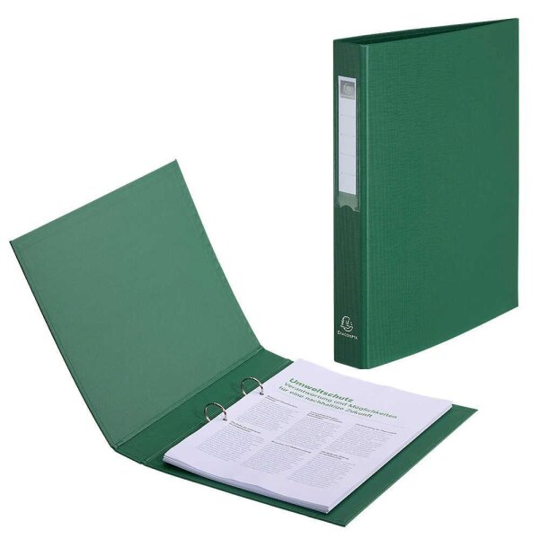 Exacompta Ringbuch 2-Ringe grün 4,0 cm DIN A4, 1 St.
