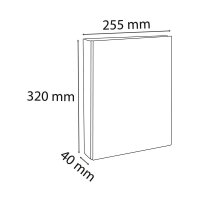 Exacompta Ringbuch 2-Ringe grün 4,0 cm DIN A4, 1 St.
