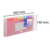 Exacompta Fächermappe Crystal 7 Fächer...