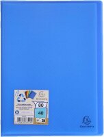 Exacompta Opak Sichtbuch DIN A4, 40 Hüllen hellblau, 1 St.