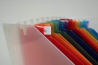 Exacompta Fächerstehsammler Crystal 55598E kristall Kunststoff, DIN A4, 1 St.