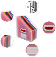 Exacompta Fächerstehsammler Crystal 55598E kristall Kunststoff, DIN A4, 1 St.