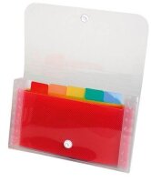 Exacompta Fächermappe Crystal 6 Fächer...