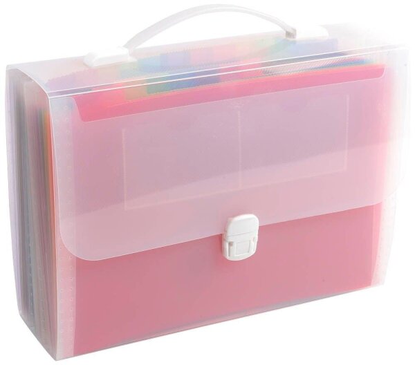 Exacompta Fächermappe Crystal 24 Fächer transparent, 1 St.