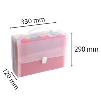 Exacompta Fächermappe Crystal 24 Fächer...
