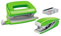 LEITZ Locher und Heftgeräte Set NeXXt WOW grün