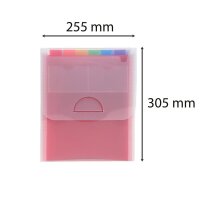 Exacompta Fächermappe Crystal 6 Fächer...