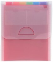Exacompta Fächermappe Crystal 6 Fächer transparent, 1 St.