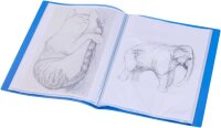Exacompta Opak Sichtbuch DIN A4, 20 Hüllen hellblau, 1 St.