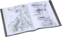 Exacompta Opak Sichtbuch DIN A4, 40 Hüllen schwarz, 1 St.