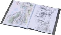 Exacompta Opak Sichtbuch DIN A4, 40 Hüllen schwarz, 1 St.