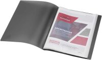 Exacompta Opak Sichtbuch DIN A4, 40 Hüllen schwarz,...