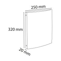 Exacompta Skandi Ringbücher 2-Ringe farbsortiert 2,0...