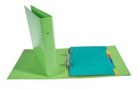 Exacompta Iderama Ringbücher 2-Ringe farbsortiert 3,5 cm DIN A5 hoch, 10 St.