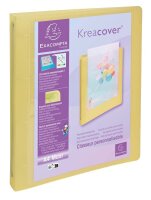 Exacompta Kreacover Präsentationsringbuch 4-Ringe farbsortiert 4,0 cm DIN A4, 15 St.
