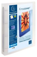 Exacompta Kreacover Präsentationsringbücher 4-Ringe farbsortiert 4,0 cm DIN A4, 12 St.
