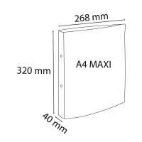 Exacompta Kreacover Pastell Ringbücher 2-Ringe...