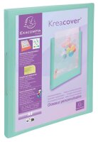 Exacompta Kreacover Pastell Ringbücher 2-Ringe farbsortiert 2,0 cm DIN A4, 20 St.
