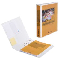 Exacompta Kreacover Ringbuch 2-Ringe weiß 6,4 cm...