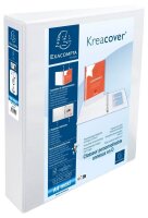 Exacompta Kreacover Ringbuch 2-Ringe weiß 6,4 cm...