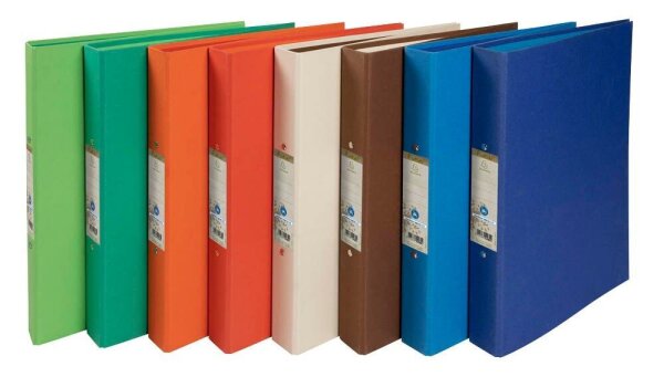 Exacompta Forever Ringbücher 2-Ringe farbsortiert 4,0 cm DIN A4, 10 St.