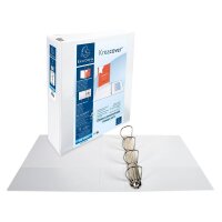 Exacompta Kreacover Ringbuch 4-Ringe weiß 9,0 cm...