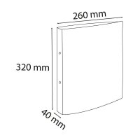 Exacompta Iderama Ringbuch 2-Ringe farbsortiert 4,0 cm...