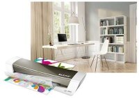 AKTION: LEITZ iLAM Home Office A4 Laminiergerät-Set bis DIN A4 + GRATIS 100 Lami  ( 74350089 )