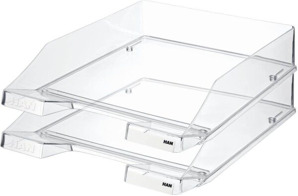 AKTION: HAN Briefablagen C4 transparent DIN A4, 2 St.