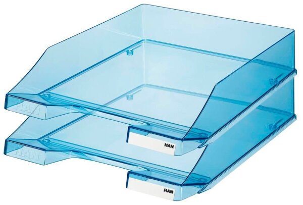 AKTION: HAN Briefablagen C4 blau-transparent DIN A4, 2 St.