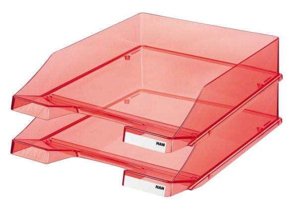 AKTION: HAN Briefablagen C4 rot-transparent DIN A4, 2 St.