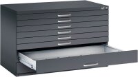 CP 7100 Planschrank schwarzgrau 8 Schubladen 110,0 x 76,5...